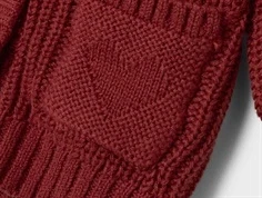 Lil Atelier spiced apple strikcardigan bomuld